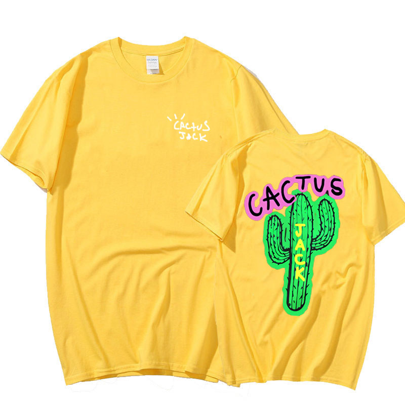 Cactus Print Couple Harajuku T-Shirts